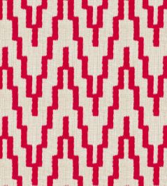 Laurieston Fabric by Wemyss Crimson Laurieston Fabric by Wemyss Crimson