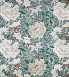 Lavina Fabric by Romo Blue Haze Lavina Fabric by Romo Blue Haze