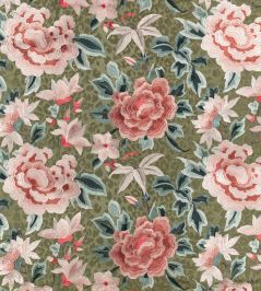 Lavina Fabric by Romo Somerset Green Lavina Fabric by Romo Somerset Green