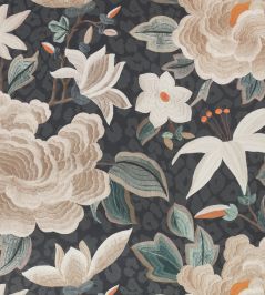 Lavinia Matte Wallpaper by Romo Slate Lavinia Matte Wallpaper by Romo Slate