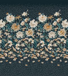 Lavinia Mural in Midnight by Romo Midnight Lavinia Mural in Midnight by Romo Midnight