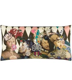 Le Curieux Cushion 60 x 30cm by Christian Lacroix Argile Le Curieux Cushion 60 x 30cm by Christian Lacroix Argile