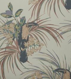 Le Toucan Wallpaper by 1838 Wallcoverings Amber Glow Le Toucan Wallpaper by 1838 Wallcoverings Amber Glow