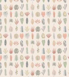 Leaf Boogie Wallpaper by Ohpopsi Linen Leaf Boogie Wallpaper by Ohpopsi Linen
