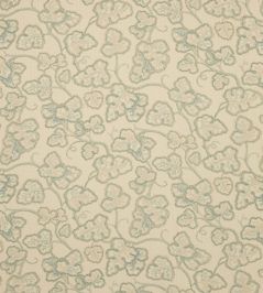 Leaf Damask Fabric by Colefax and Fowler Aqua Leaf Damask Fabric by Colefax and Fowler Aqua