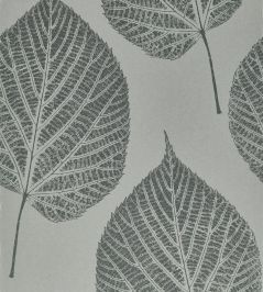 Leaf Wallpaper by Harlequin Slate / Silver Leaf Wallpaper by Harlequin Slate / Silver