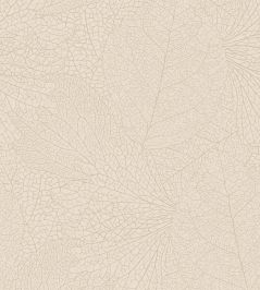 Leaf Vein Wallpaper by Eijffinger White/Cream Leaf Vein Wallpaper by Eijffinger White/Cream