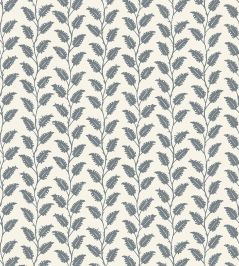 Leaf Wiggle Wallpaper by Josephine Munsey Bude Blue/Cotswold White Leaf Wiggle Wallpaper by Josephine Munsey Bude Blue/Cotswold White
