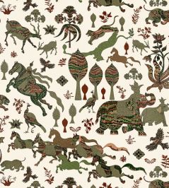 Legends Wallpaper by Scalamandre Olive Adobe Legends Wallpaper by Scalamandre Olive Adobe