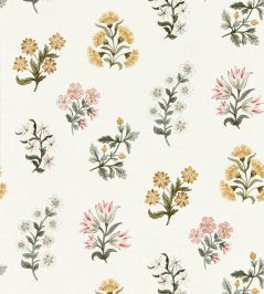 Leiden Wallpaper by Clarke & Clarke Blush/Ochre Leiden Wallpaper by Clarke & Clarke Blush/Ochre