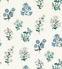 Leiden Wallpaper by Clarke & Clarke Denim Leiden Wallpaper by Clarke & Clarke Denim