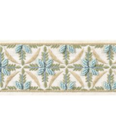 Leila Tape Trimming by Thibaut Aqua and Willow Leila Tape Trimming by Thibaut Aqua and Willow