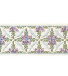 Leila Tape Trimming by Thibaut Lilac and Willow Leila Tape Trimming by Thibaut Lilac and Willow