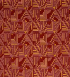 Kasai Fabric by Lelievre Corail Kasai Fabric by Lelievre Corail