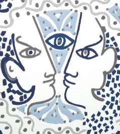 Union Wallpaper by Lelievre Azur Union Wallpaper by Lelievre Azur