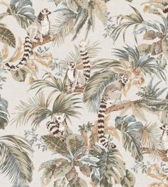 Lemuri Wallpaper by Jannelli&Volpi Brown Lemuri Wallpaper by Jannelli&Volpi Brown
