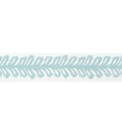 Lenox Tape Trimming by Thibaut Mist Lenox Tape Trimming by Thibaut Mist