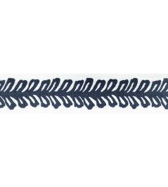 Lenox Tape Trimming by Thibaut Navy Lenox Tape Trimming by Thibaut Navy