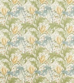 Lent Lily Fabric by Morris & Co Lemon Balm Lent Lily Fabric by Morris & Co Lemon Balm
