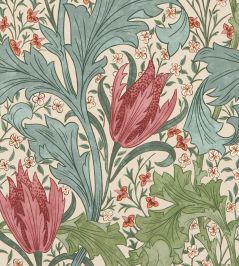 Lent Lily Wallpaper by Morris & Co Plum/Bayleaf Lent Lily Wallpaper by Morris & Co Plum/Bayleaf