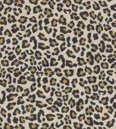Leo Fabric by Casamance Naturel noir Leo Fabric by Casamance Naturel noir