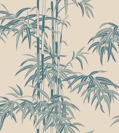 Leon Wallpaper by Sandberg Misty Blue Leon Wallpaper by Sandberg Misty Blue
