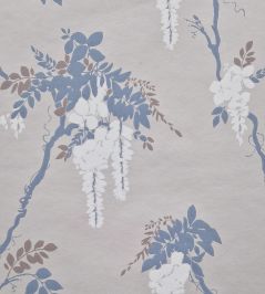 Leonora Wallpaper by 1838 Wallcoverings Denim Leonora Wallpaper by 1838 Wallcoverings Denim