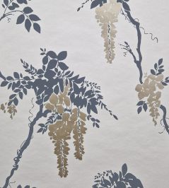 Leonora Wallpaper by 1838 Wallcoverings Gold Leonora Wallpaper by 1838 Wallcoverings Gold