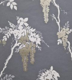 Leonora Wallpaper by 1838 Wallcoverings Grey Leonora Wallpaper by 1838 Wallcoverings Grey