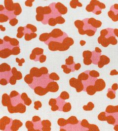 Leopard Spot Fabric by Titley and Marr Paprika & Rose Leopard Spot Fabric by Titley and Marr Paprika & Rose