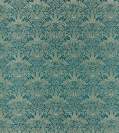 Leopardo Fabric by Clarke & Clarke Kingfisher Leopardo Fabric by Clarke & Clarke Kingfisher