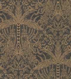 Leopardo Wallpaper by Clarke & Clarke Antique/Noir Leopardo Wallpaper by Clarke & Clarke Antique/Noir