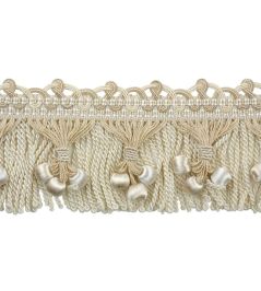 Les Marquises Beaded Bullion Fringe Trimming by Houles 9017 Les Marquises Beaded Bullion Fringe Trimming by Houles 9017