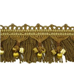 Les Marquises Beaded Bullion Fringe Trimming by Houles 9700 Les Marquises Beaded Bullion Fringe Trimming by Houles 9700
