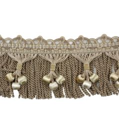 Les Marquises Beaded Bullion Fringe Trimming by Houles 9820 Les Marquises Beaded Bullion Fringe Trimming by Houles 9820