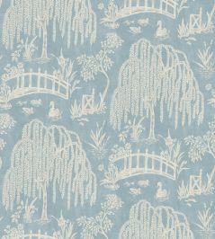 Les Saules Wallpaper by Nina Campbell Blue Les Saules Wallpaper by Nina Campbell Blue