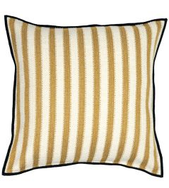 Levadas Cushion 45 x 45cm by Maison Casamance Ocre Levadas Cushion 45 x 45cm by Maison Casamance Ocre