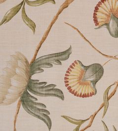 Adam's Eden Fabric by Lewis & Wood Taupe Adam's Eden Fabric by Lewis & Wood Taupe