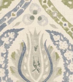 Benaki Fabric by Lewis & Wood Lavender Green Benaki Fabric by Lewis & Wood Lavender Green