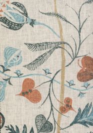 Floreat Fabric by Lewis & Wood Sienna Floreat Fabric by Lewis & Wood Sienna
