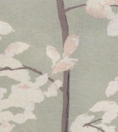 Beech Linen Fabric by Lewis & Wood Jade Beech Linen Fabric by Lewis & Wood Jade