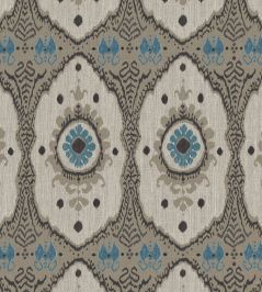 Bukhara Fabric by Lewis & Wood Umber Bukhara Fabric by Lewis & Wood Umber