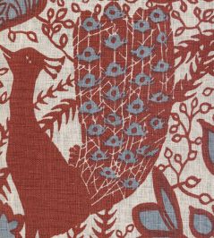 Peacock Fabric by Lewis & Wood Rhone Peacock Fabric by Lewis & Wood Rhone