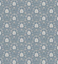 Vineheart Fabric by Lewis & Wood Denim Vineheart Fabric by Lewis & Wood Denim
