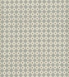 Diamond Dot Fabric by Lewis & Wood Sea Holly Diamond Dot Fabric by Lewis & Wood Sea Holly