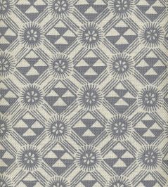 Monochrome Fabric by Lewis & Wood Wedgewood Blue Monochrome Fabric by Lewis & Wood Wedgewood Blue