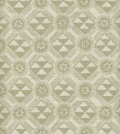 Monochrome Fabric by Lewis & Wood Greengage Monochrome Fabric by Lewis & Wood Greengage