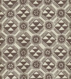Monochrome Fabric by Lewis & Wood Redwood Monochrome Fabric by Lewis & Wood Redwood