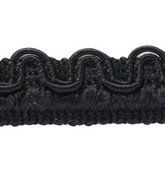 Lezardes Crete Gimp 13mm Trimming by Houles Carbone Lezardes Crete Gimp 13mm Trimming by Houles Carbone