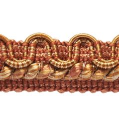 Lezardes Crete Gimp 13mm Trimming by Houles Paprika Lezardes Crete Gimp 13mm Trimming by Houles Paprika